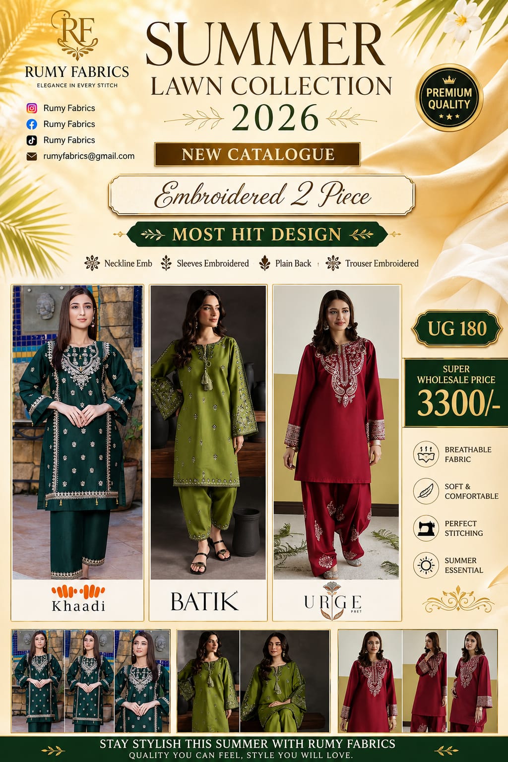 2.Summer Lawn Collection ☀️